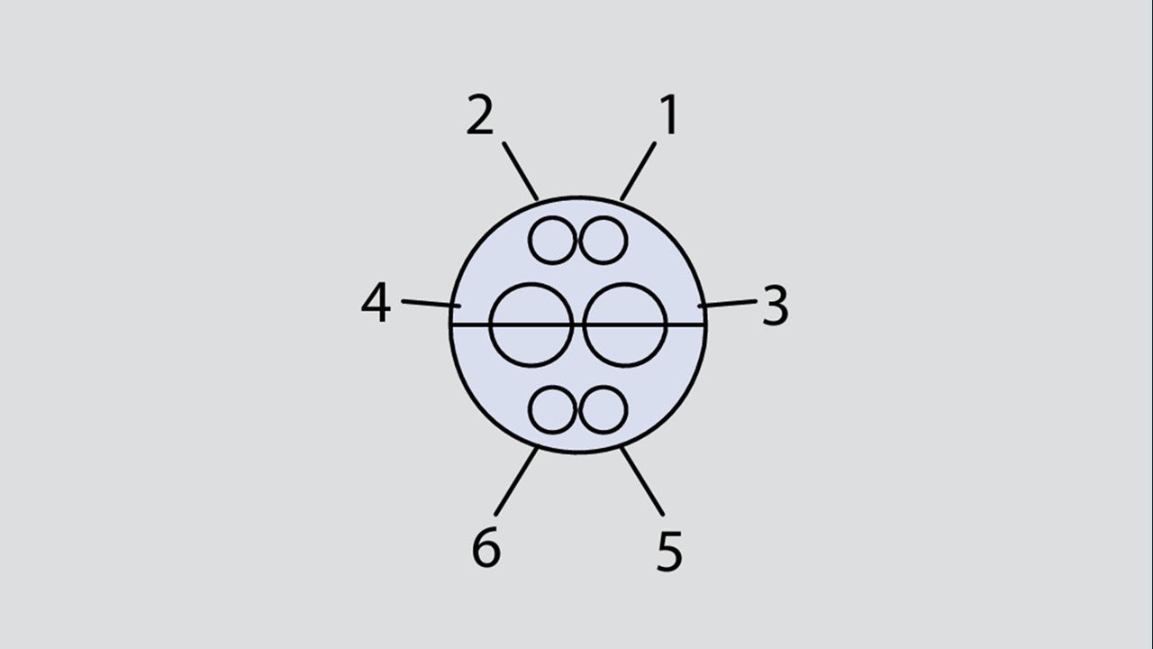 Image showing the insert arrangement of the Glenair 804-003-07NF10-201PA