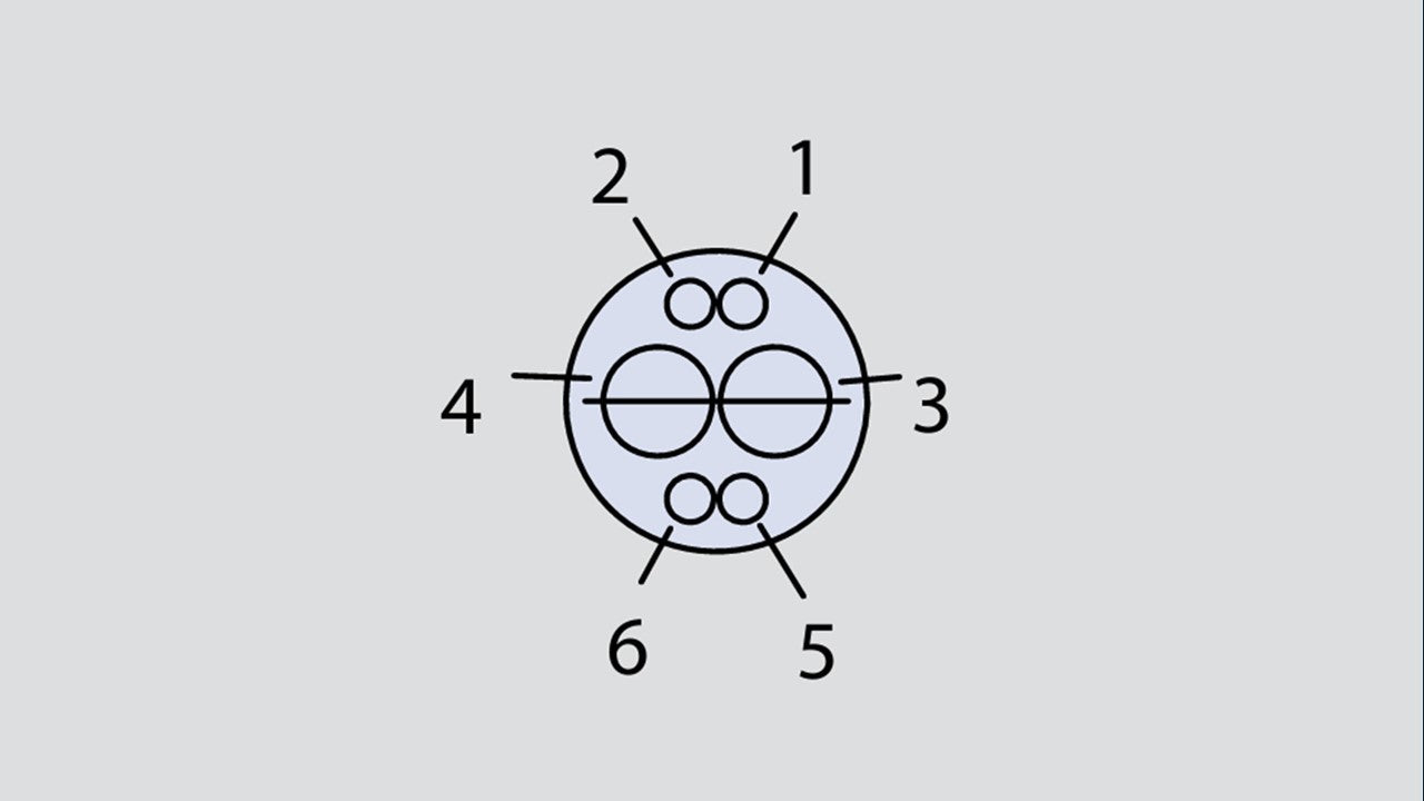 Image showing the insert arrangement of the Glenair 803-001-06C9-200SN