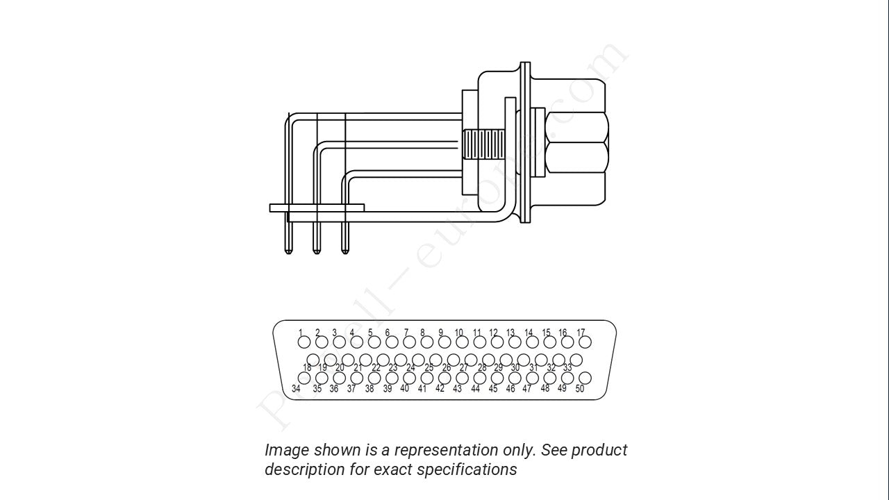 Image showing the insert arrangement and polarization of the Positronic MD50M4B8000