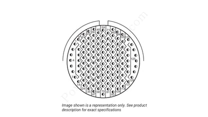 Image showing the insert arrangement and polarization of the Amphenol D38999/20TJ35PA