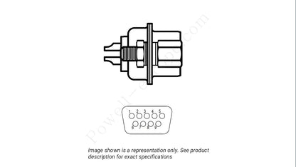 Image showing the insert arrangement and polarization of the Positronic HDC9M2000C-MIL