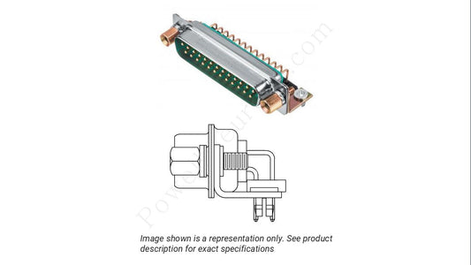 Image representing the style and polarization of the Positronic HDC25F5B800S-MIL-376.6
