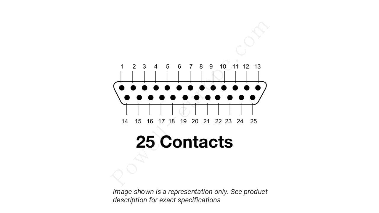 Image showing the insert arrangement and polarization of the Amphenol M83513/10-D03NT