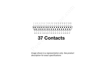 Image showing the insert arrangement and polarization of the Amphenol M83513/10-F02CW