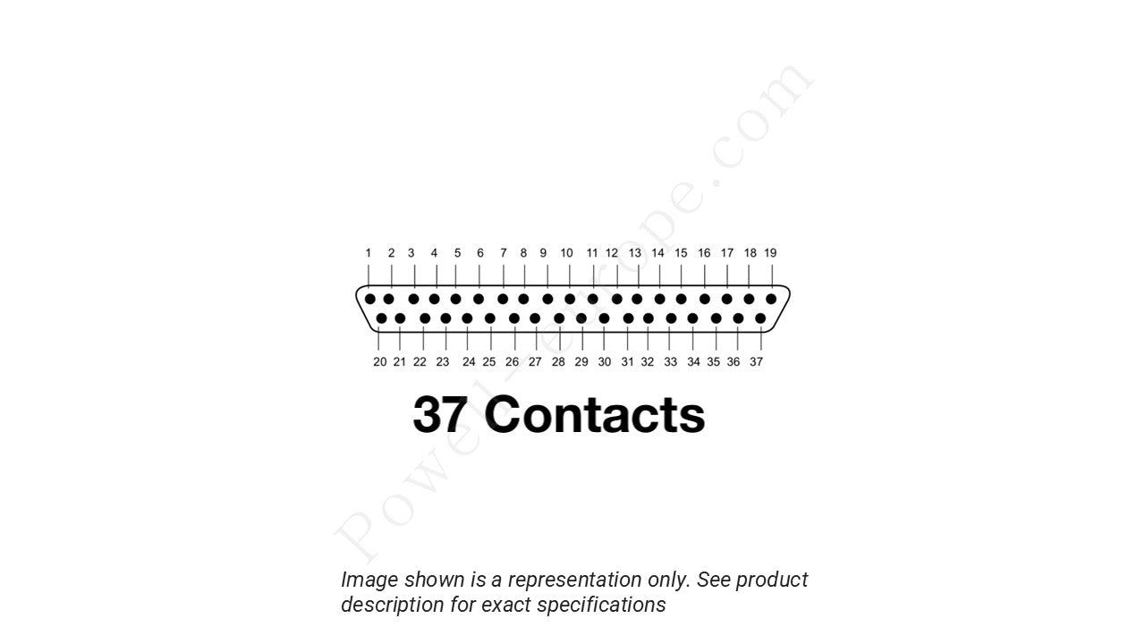 Image showing the insert arrangement and polarization of the Amphenol M83513/10-F03PW