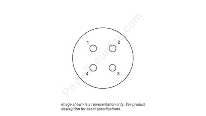 Image showing the insert arrangement and polarization of the ITT Cannon MKJ1C7F6-4DA
