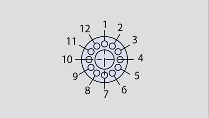 Image showing the insert arrangement of the Glenair 804-001-06M10-200BA