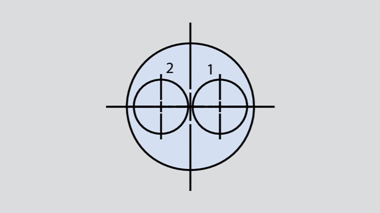 Image showing the insert arrangement of the Glenair 803-003-07ZNU10-2PN