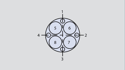 Image showing the insert arrangement of the Glenair 804-032-07ZNU12-205PA