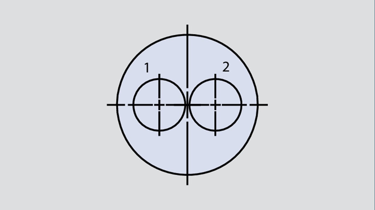 Image showing the insert arrangement of the Glenair 803-004-02Z112-2SN