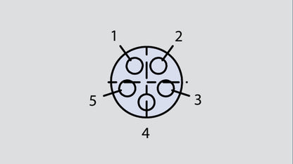 Image showing the insert arrangement of the Glenair 804-003-07NF7-25S