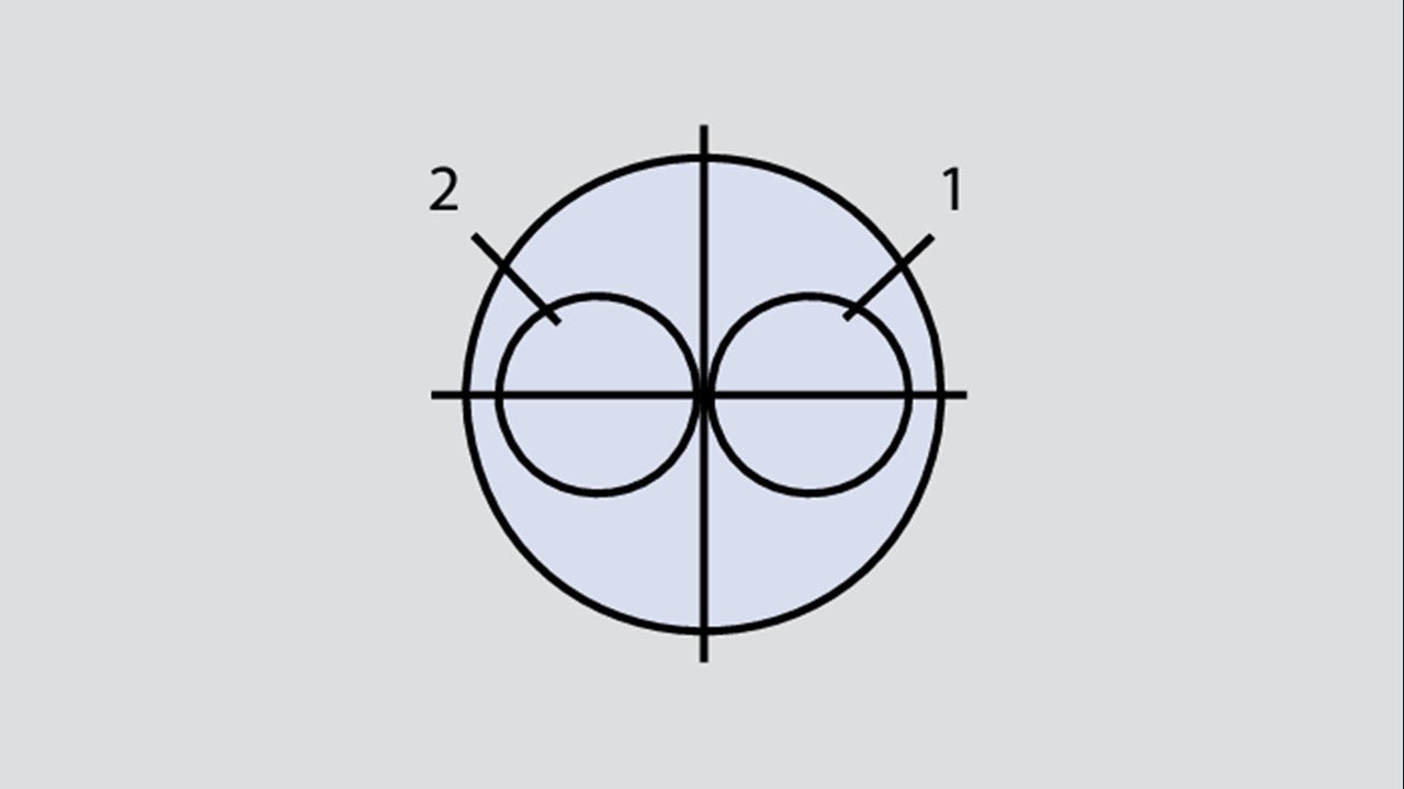Image showing the insert arrangement of the Glenair 803-002-06M8-2PN