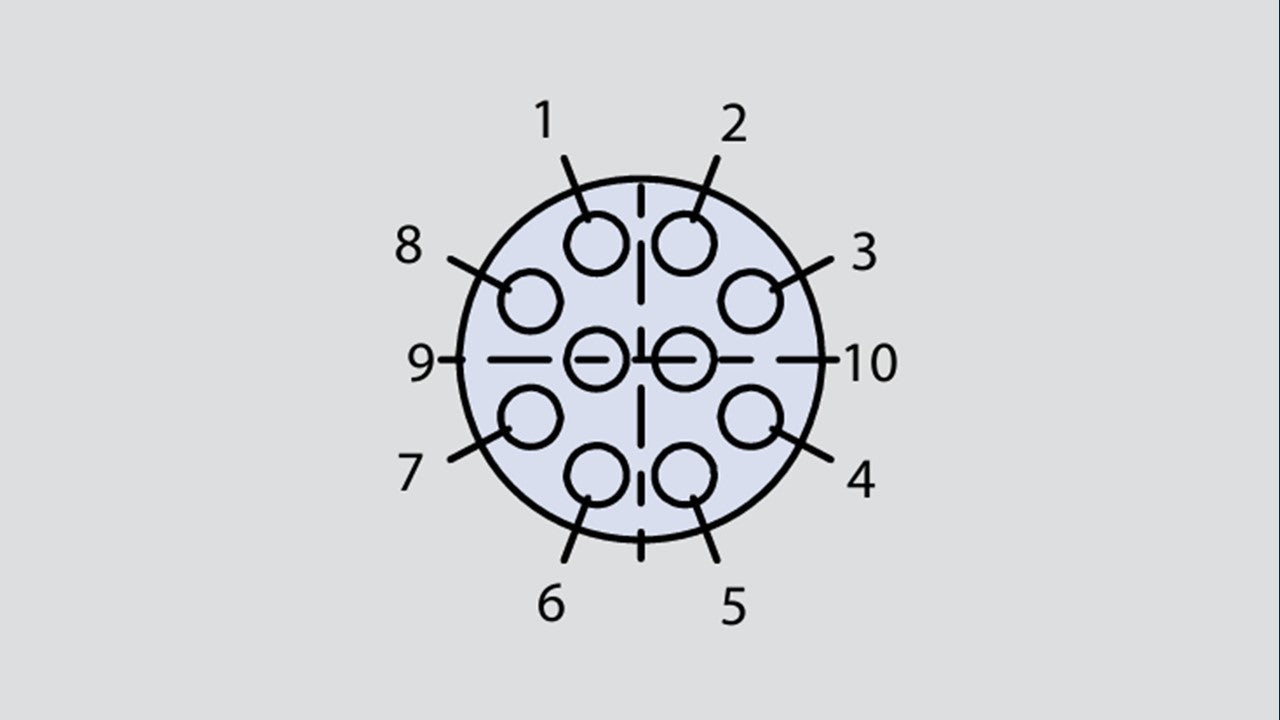 Image showing the insert arrangement of the Glenair 804-005-07M9-210SA
