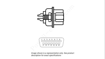 Image showing the insert arrangement and polarization of the Positronic MD15F2000S/AA-14