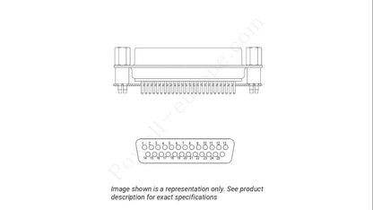 Image showing the insert arrangement and polarization of the Positronic MD25M3S6000