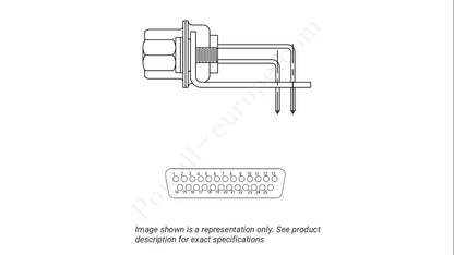 Image showing the insert arrangement and polarization of the Positronic MD25M59B70T20/AA-14