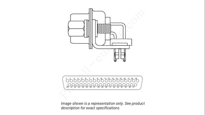 Image showing the insert arrangement and polarization of the Positronic MD37F5R7000