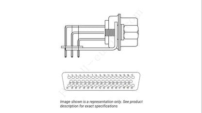 Image showing the insert arrangement and polarization of the Positronic MD50M40000/AA