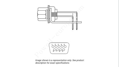 Image showing the insert arrangement and polarization of the Positronic MD9M4R700S